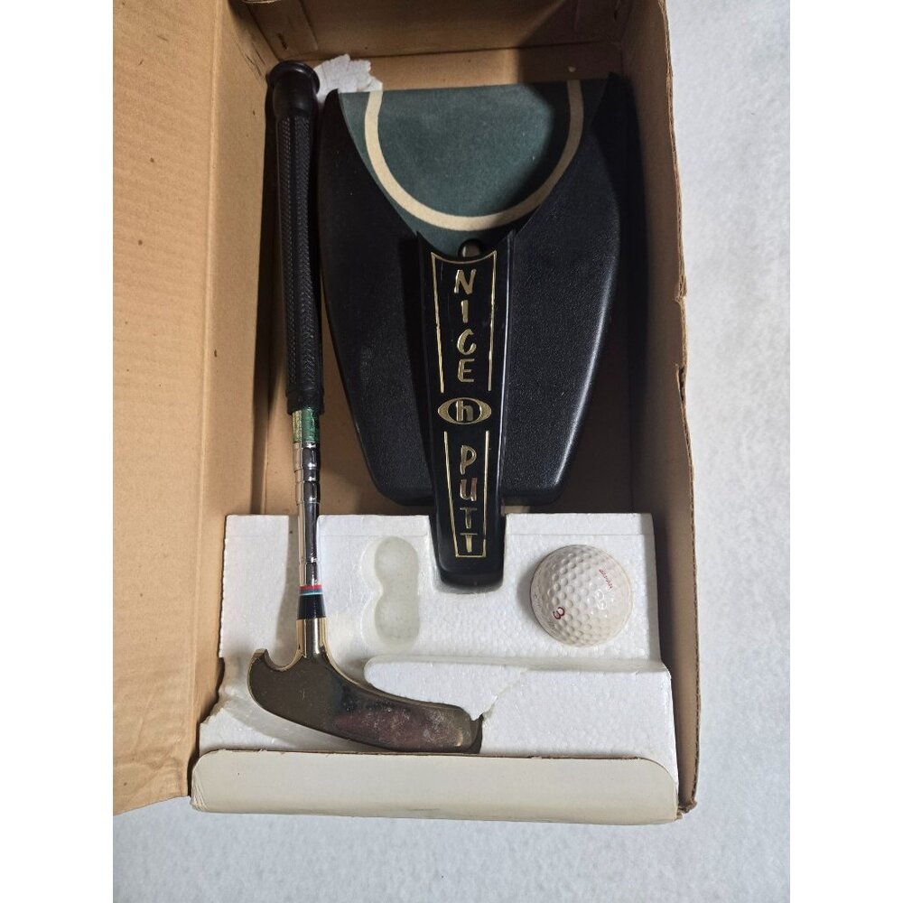 Vintage Automatic Cordless Electric Putting Set With Putter &amp; Ball - Nice Pu - Picture 2 of 15